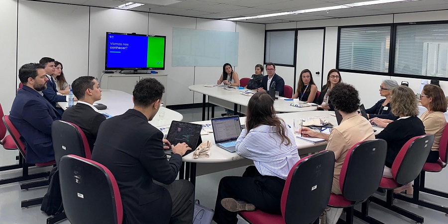 Membros do NEES e MEC reunidos em Brasília para discutir combate à evasão e ao abandono escolar